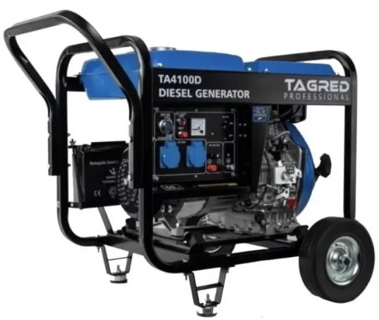 Генератор дизельний TAGRED 1 фаза (220В), 3,6кВт, (TA4100D)